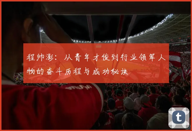 程帅澎：从青年才俊到行业领军人物的奋斗历程与成功秘诀